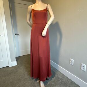 Celebrate DB Studio Cinnamon Long Formal Dress